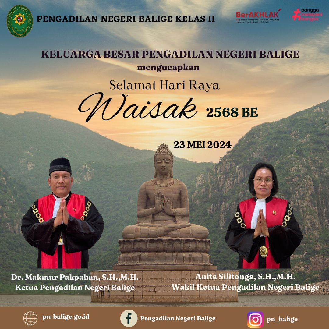 SELAMAT HARI RAYA WAISAK 2568 BE
